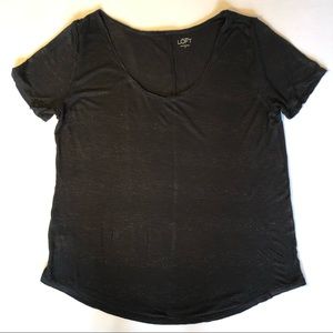 Loft lightweight T with gold fleck size medium